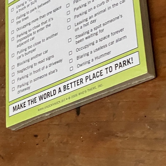 Funny Parking ticket Citation Pad new - Picture 7 of 9